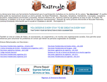Tablet Screenshot of elecciones.rastrealo.com.ar
